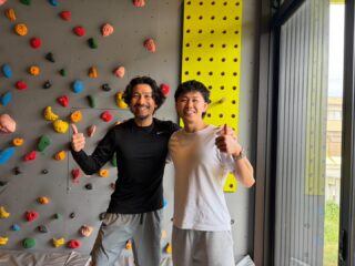 .
今日は元T-MARCスタッフの山脇あお君が
店舗に来てくれました👍

現在は、東京の店舗で店長を勤め
パーソナルトレーナーとして活躍しています🔥
今後の活躍に期待‼️